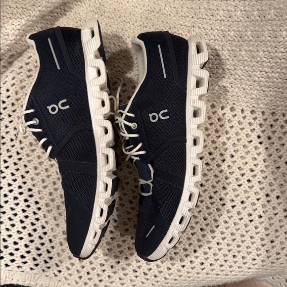 On Cloud M 12.5 Running Men's Dark Blue Athletic Shoes - Picture 3 of 9